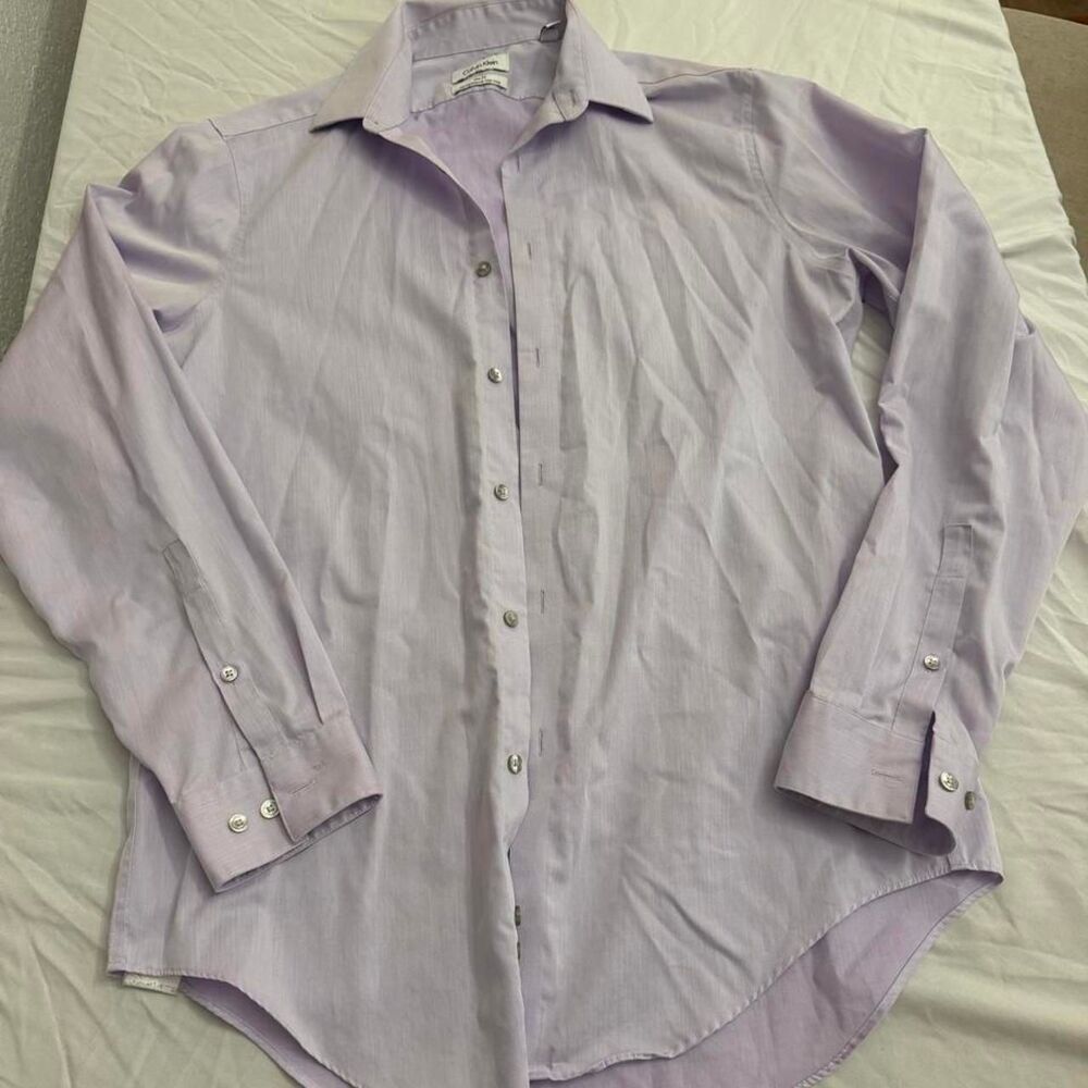 Calvin-klein Men's Purple Shirt